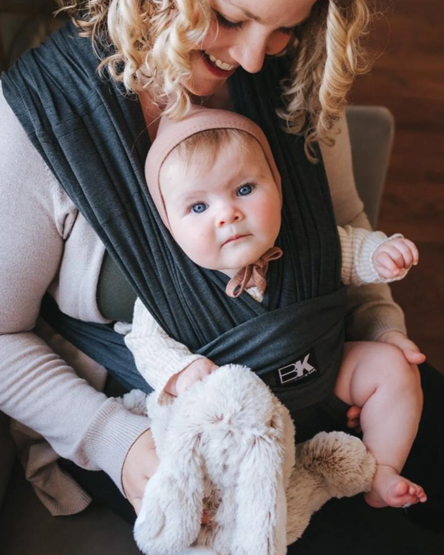 Baby K'tan -  Active Yoga Baby Carrier | Heather Black - Image 3