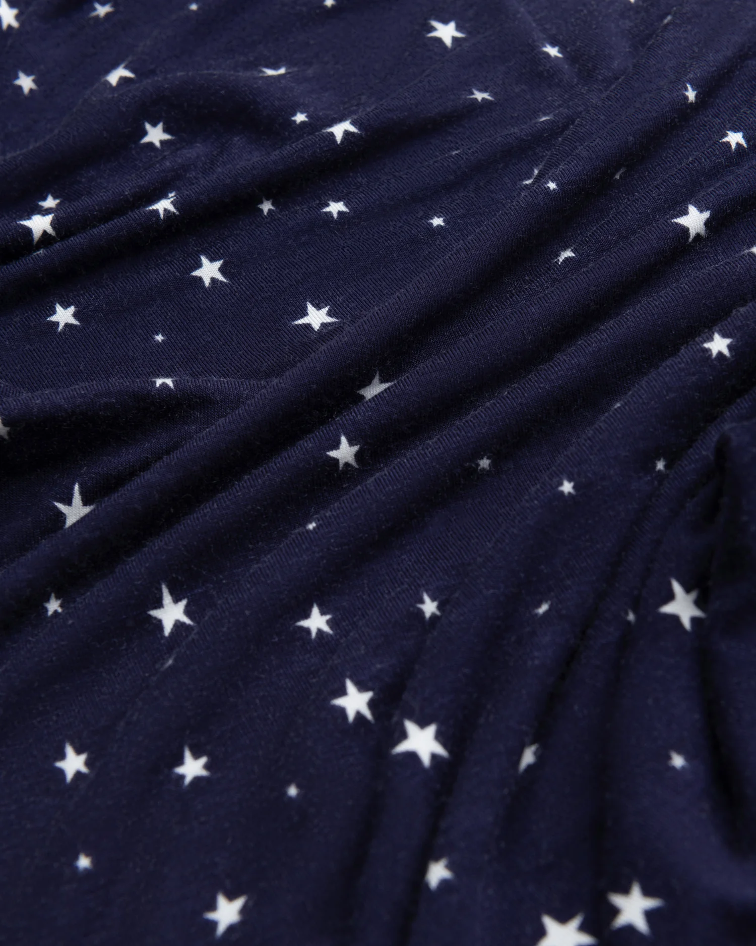 Bamboo Swaddle Blanket | Navy Stars - Image 3