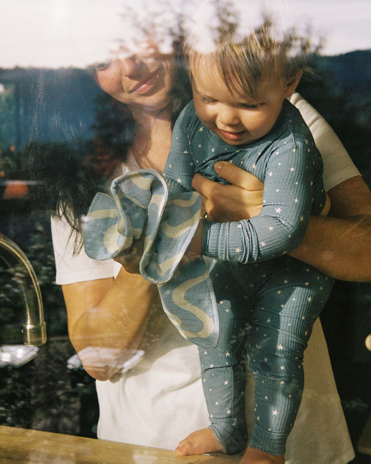 Muslin Breastfeeding Bundle | Blue Waves - Image 5
