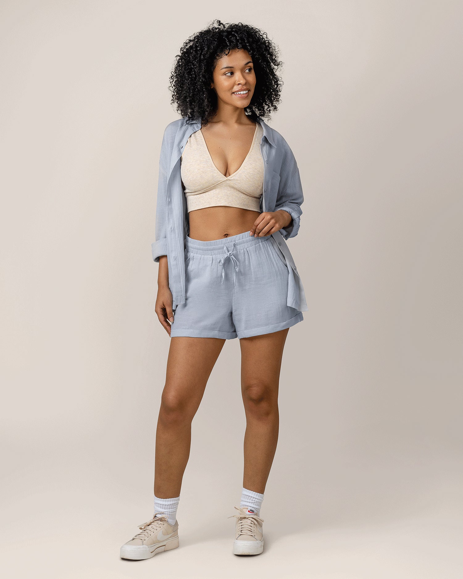 Reese Linen Short | French Blue - Image 4